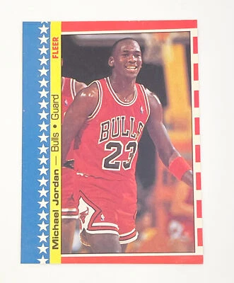 Tarjeta de baloncesto Fleer Michael Jordan 1987 2 de 11 Bend & Peel ~ Envío gratuito Foto 1 de 2