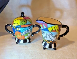 Studio Designworks Funky Sugar & Creamer - Picture 1 of 6
