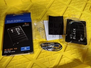 New Western Digital WD_BLACK 2TB Game Drive P10 Playstation New Open Box - Picture 1 of 1