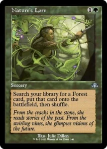 MTG NATURE's LORE 346 EXC - SAPERE DELLA NATURA 244 - DMR X EN - MAGIC - Picture 1 of 1