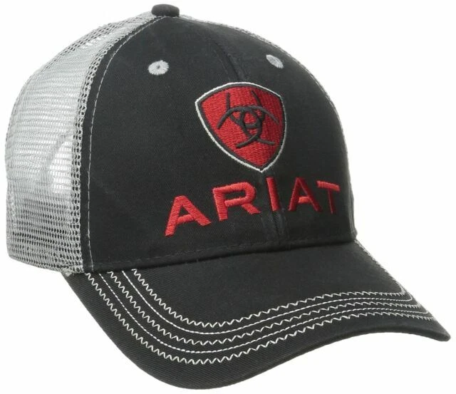 Ariat Mens Mesh Hat - Black