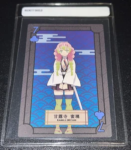 Tarjeta de juego Mitsuri Kanroji Kimetsu No Yaiba Seven Of Clubs Demonslayer - Imagen 1 de 5