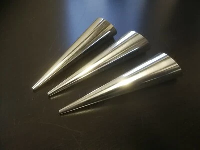 Schillerlockenform 3 St Backform Hörnchen Cremmrollen Schaumrollen Sahnerollen  - Bild 1 von 4