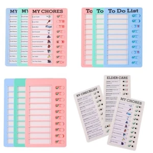 Reusable Chore Chart & Daily Planner for Kids – Self-Discipline Memo Board - Picture 1 of 27