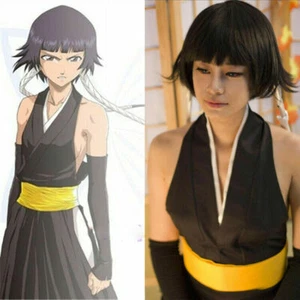 Soi Fon BLEACH Complete Set Uniform Sexy Backless Kendo Pants Cosplay Costumes  - Picture 1 of 10