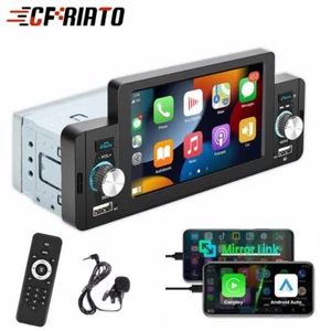 5'' MP5 Player Car Radio Stereo Apple Carplay Android Auto BlueTooth Single 1DIN - Bild 1 von 24