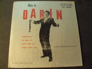 Bobby Darin This is Darin  EP Atco 4508 1960 45 RPM Vinyl VG+ ID:70111 - Picture 1 of 4