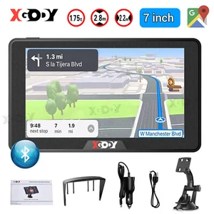 XGODY Bluetooth Navigationsgerät für Auto LKW PKW GPS 7 Zoll Navi TypeC MP3 2024 - Bild 1 von 14