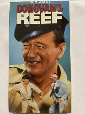 1963 DONOVAN’S REEF John Wayne VHS Tape, COMPLETE/TESTED SEE PHOTOS (VHS3) Foto 1 de 4