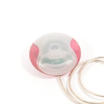 iMac APPLE USB Retro MOUSE m4848 RED PINK Hockey Puck G3 G4 G5 Power Mac iBook - Image 1 of 4