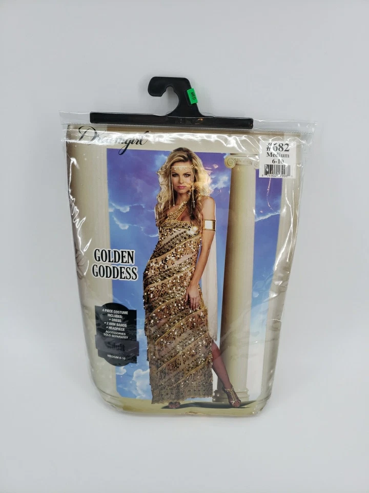 Disfraz Dreamgirl Diosa Dorada Adulto M 6-10 Foto 1 de 4