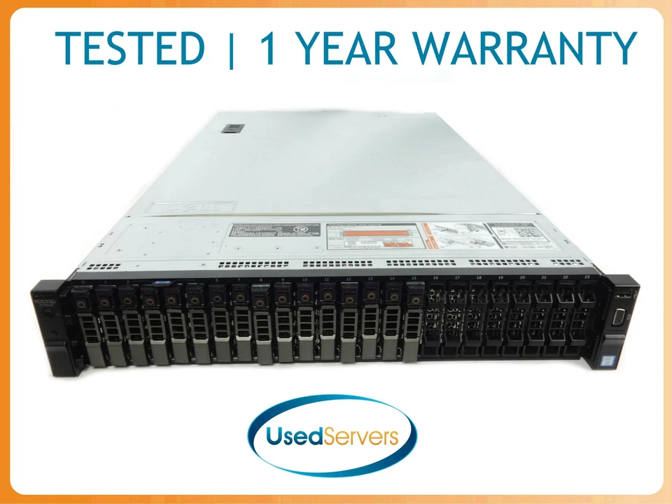 Dell R730XD 26SFF 128GB 2xE5-2650v3 2.3GHZ=20Cores 16xHD Tray H730 - Image 1 of 2