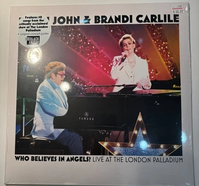 Elton John/Brandi Carlile Live London RSD 2025 Black Friday Who Believes Angels - Image 1 of 2