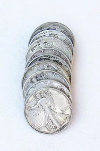 1940 S Walking Liberty medio dólar (12) total #200313 - Imagen 1 de 1