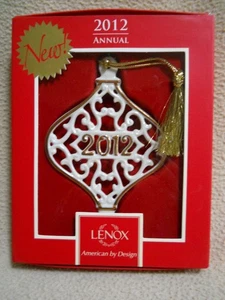Lenox 2012 A Year To Remember Weihnachtsschmuck / Neu - Bild 1 von 5