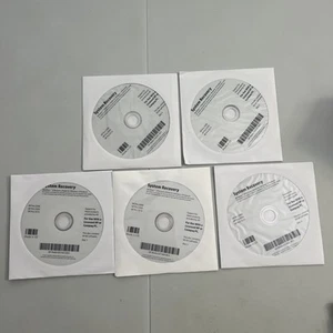 Genuine Windows 8 System Recovery 5 Disc Set for HP Pro 3500, 3505, 3515 - Picture 1 of 7