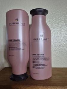 Pureology Pure Volume Shampoo & Conditioner Duo Set 9 oz each HIGH END VEGAN #1 - Picture 1 of 5