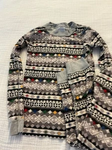 Hannah Andersson Star Wars Gray Stripe Patterned Pajama Set Boys Size 8 130 - Picture 1 of 6