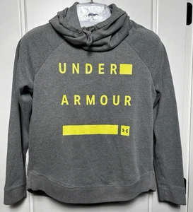 Under Armour Funnel Neck Loose Fit Hooded Sweatshirt Hoodie- Women's Large - Picture 1 of 3
