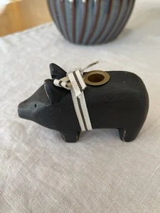 Maileg Holz Kerzen Schwein ❤️ schwarz Neu - Bild 1 von 5
