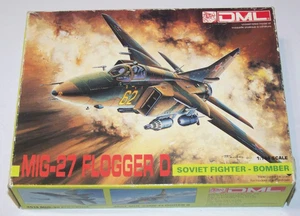 DML 1:144 MIG-27 FLOGGER D Soviet Fighter Bomber #4508 NIOB has decals - Picture 1 of 6