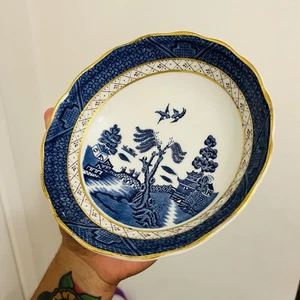 Booths Real Old Willow Royal Doulton Fruit Or Dessert Bowl 6” - Picture 1 of 12