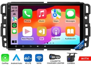 Android 13 6+64 Car Stereo Radio GPS CarPlay For Chevy Tahoe Suburban GMC Sierra - Picture 1 of 24