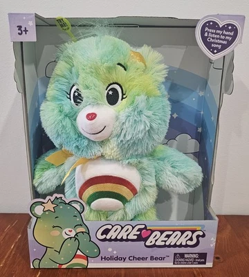 NIB SINGING MUSICAL HOLIDAY CHEER CHRISTMAS COLLECTIBLE CARE BEAR TOY - image 1 of 4