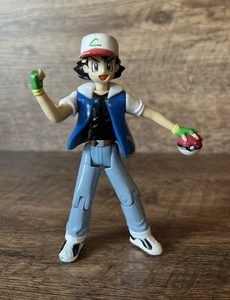 Pokemon Vintage Ash Ketchum Action Figure 2000 Da Collezione Spedizione Veloce - Foto 1 di 4