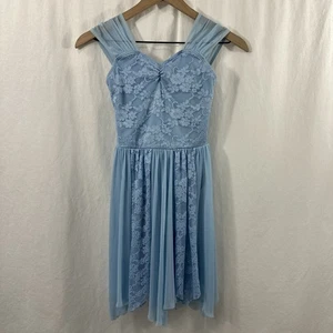 Vestido de Baile Disfraz de Encaje Azul Weissman Keep On Breathing Niñas Talla MC - Imagen 1 de 10