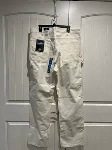 Dickies Utility Hose - Relaxed Fit - Off White - NEU mit Etikett Herren Größe 38x34. - Bild 1 von 5