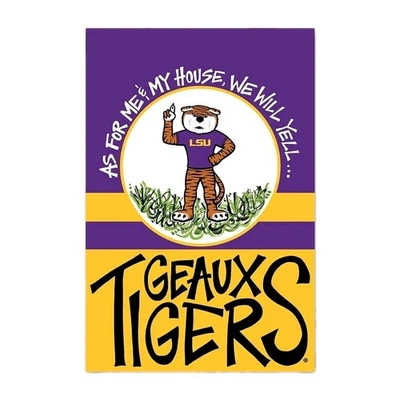 LSU Tigers Sticker NCAA Football Die Cut Laminated - Image 1 of 2