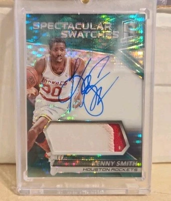 2016-17 Panini Spectra - Spectacular Swatch Autographs Kenny Smith #SS-KSM /5  - Image 1 of 2