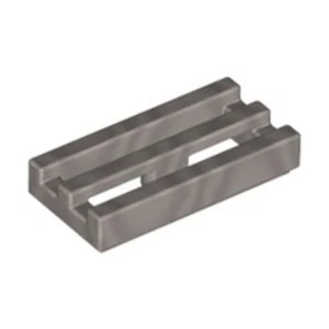 Lego Bricks 20x Silver Ink 1x2 Grille Radiator Plate Metallic 6051422 15561 NEW - Picture 1 of 5