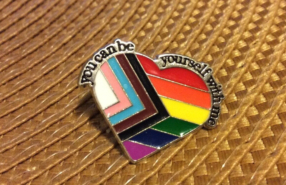 Paris 2024 olympic - paralympic games PIN Rainbow YOU CAN BE YOUR SELF WITH ME - Image 1 of 1