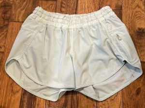 Lululemon shorts built In Underwear Light blue 4” Inseam Size 6 - Picture 1 of 3