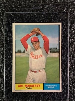 1961 Topps Baseball #433 Art Mahaffey NM - Image 1 of 2