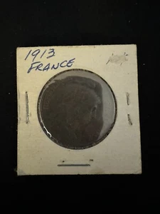 Gallo francés 1913 Francia bronce 20 francos - Imagen 1 de 2
