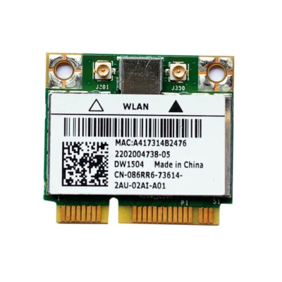 Per DELL DW1504 BROADCOM BCM94313HMG2L Mini PCI-E WLAN LAPTOP SCHEDA WIFI 86RR6 - Immagine 1 di 3