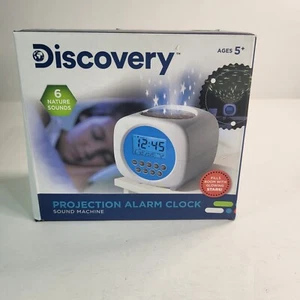 Discovery Kids Digital Alarm Clock Sound Machine Color Glowing Stars Projection - Picture 1 of 5