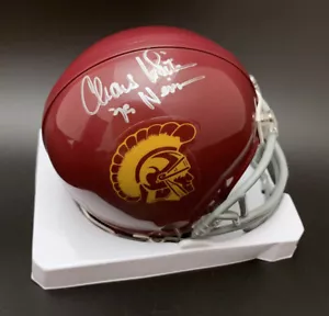 Charles White SIGNED USC Trojans Mini Helmet + 1979 Heisman PSA/DNA AUTOGRAPHED - Picture 1 of 2