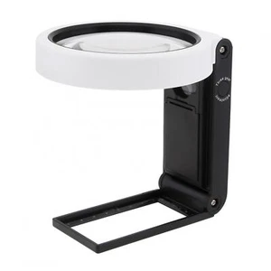 Vision Aid 25x Magnifying Glass with Bright 8 LED Lights Hand-held Magnifier US - Picture 1 of 12