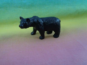 Miniatur Kunststoff Schwarzbär Wildtier Figur - wie besehen - Bild 1 von 6