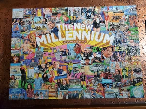 White Mountain The New Millennium 1000 pc Puzzle Complete 20x27 - Picture 1 of 6