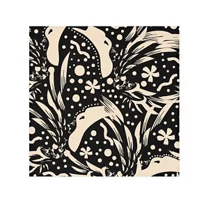 Artistic Face Towel with Nature-Inspired Design | Eco-Friendly Bath Essential - Picture 1 of 5