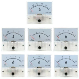 1 2 5 10 20 30A DC 85C1 Class 2.5 Analog Amp Panel Meter Gauge Current Ammeter - Picture 1 of 8