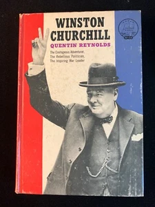WINSTON CHURCHILL ~ Quentin Reynolds 1963 Hardcover Landmark - Picture 1 of 12