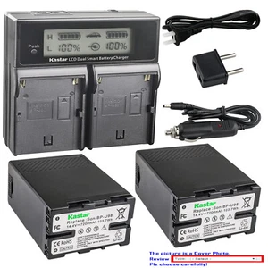 Kastar Battery LCD Dual Fast Charger for Sony BP-U98 BP-U65 Sony PXW-FS7M2 FS7M2 - Picture 1 of 13