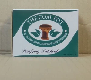 113gr. Purifying Patchouli Soap/Seife, VEGAN, all natural, Coal Pot Dominica - Bild 1 von 5