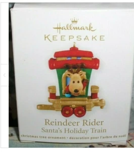 2011 HALLMARK - REINDEER RIDER - SANTA'S HOLIDAY TRAIN - MINT IN BOX - Picture 1 of 1